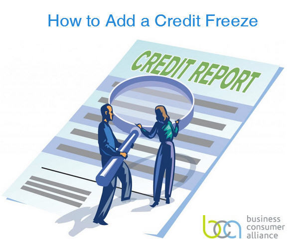 How to place a credit freeze